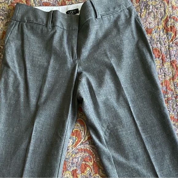 Loft Julie Trouser Size 4 petite Heather gray - Picture 1 of 8